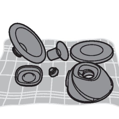 Step 2B: Cleaning in the dishwasher