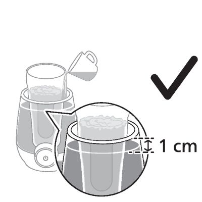 Babyvoeding verwarmen