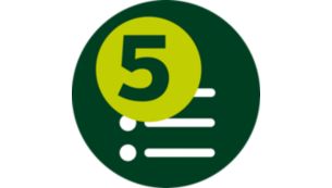 צג דיגיטלי עם 5 תוכניות בישול קבועות מראש